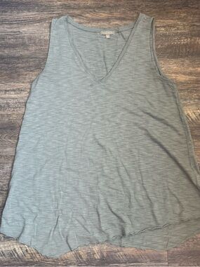 Lilla P Olive V-Neck Tank Top